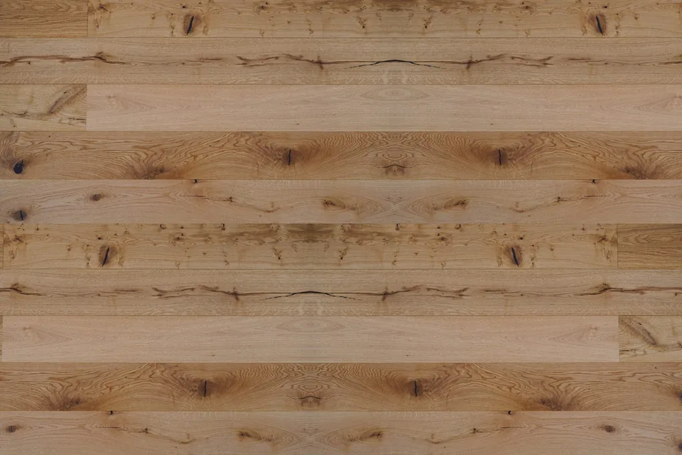 Brushed & Natural Oak Engineered Oak, 14mm x 220mm product image 1 | Wood Floors Online