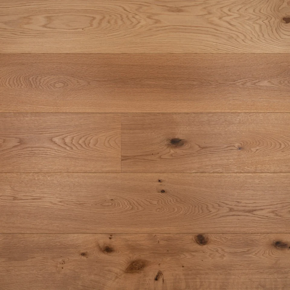 Brushed & Brushed Natural Engineered Flooring, 15mm x 260mm product image 1 | Wood Floors Online