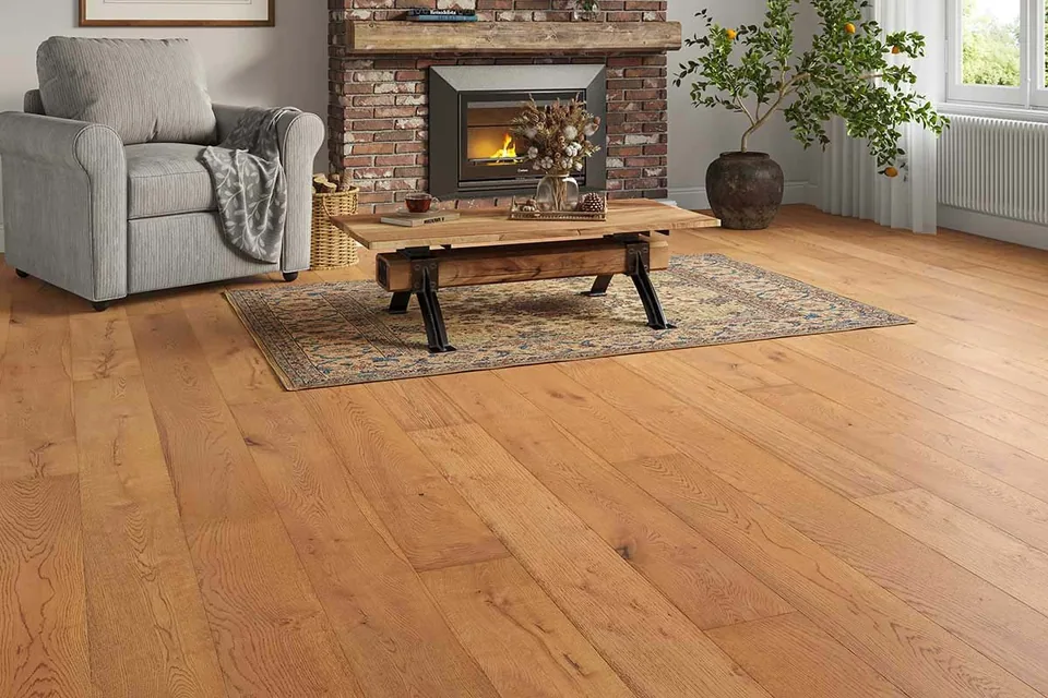 Lacquer Brown Engineered, 20mm x 190mm product image 1 | Wood Floors Online