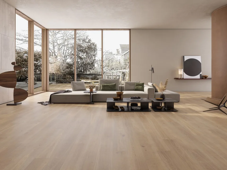 Bandsawn Brushed & Luxe Smoked Engineered Flooring, 14mm x 220mm product image 1 | Wood Floors Online