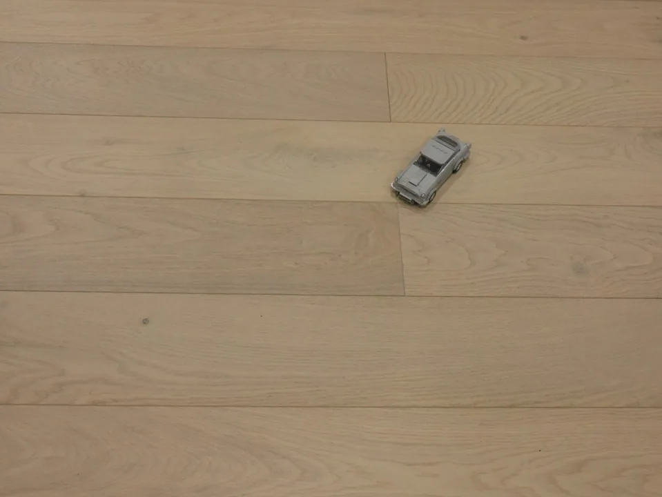 Brushed White UV Oiled White / Light Oak Engineered Oak, 14mm x 190mm product image 1 | Wood Floors Online