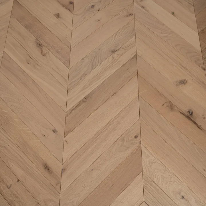 Invisible Lacquer Engineered Chevron, 14mm x 90mm product image 1 | Wood Floors Online