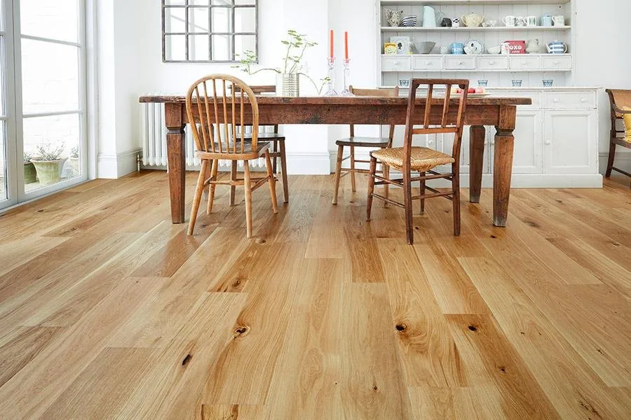 Engineered 14 or 15 mm flooring Home Choice Engineered European Rustic Oak Flooring 14mm x 180mm Natural Oiled product image 1 | Wood Floors Online