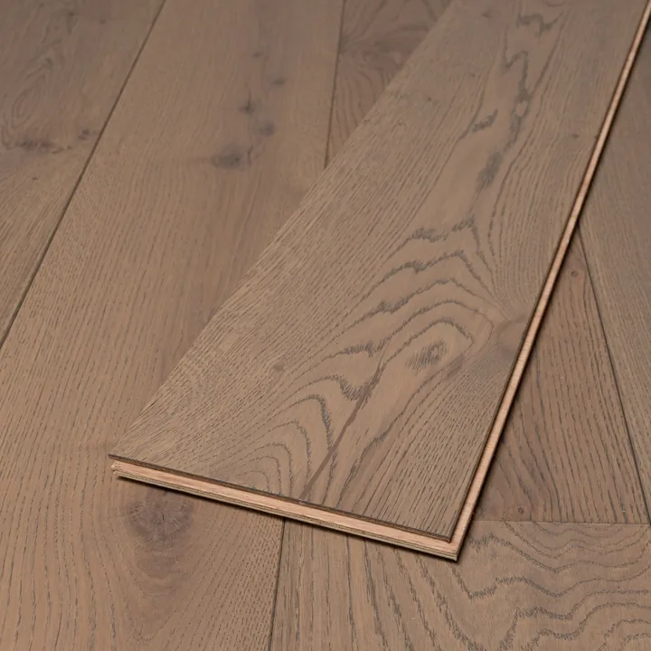 Brushed & Dove Grey Engineered Oak, 14mm x 190mm product image 1 | Wood Floors Online