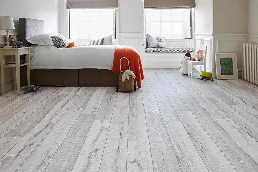 Light/White Laminate, 12mm x 188mm product image 1 | Wood Floors Online