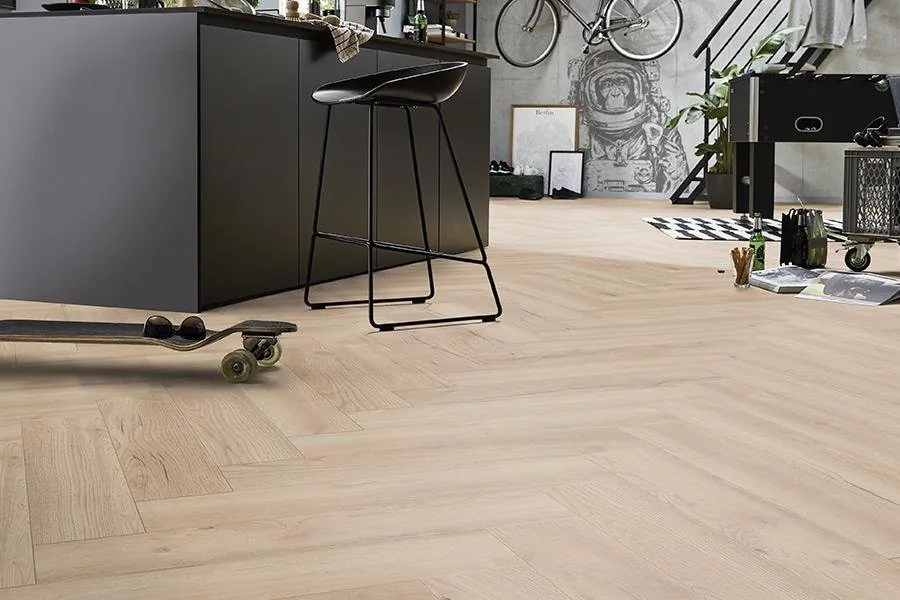 Brown/Light Laminate, 8mm x 133mm product image 1 | Wood Floors Online