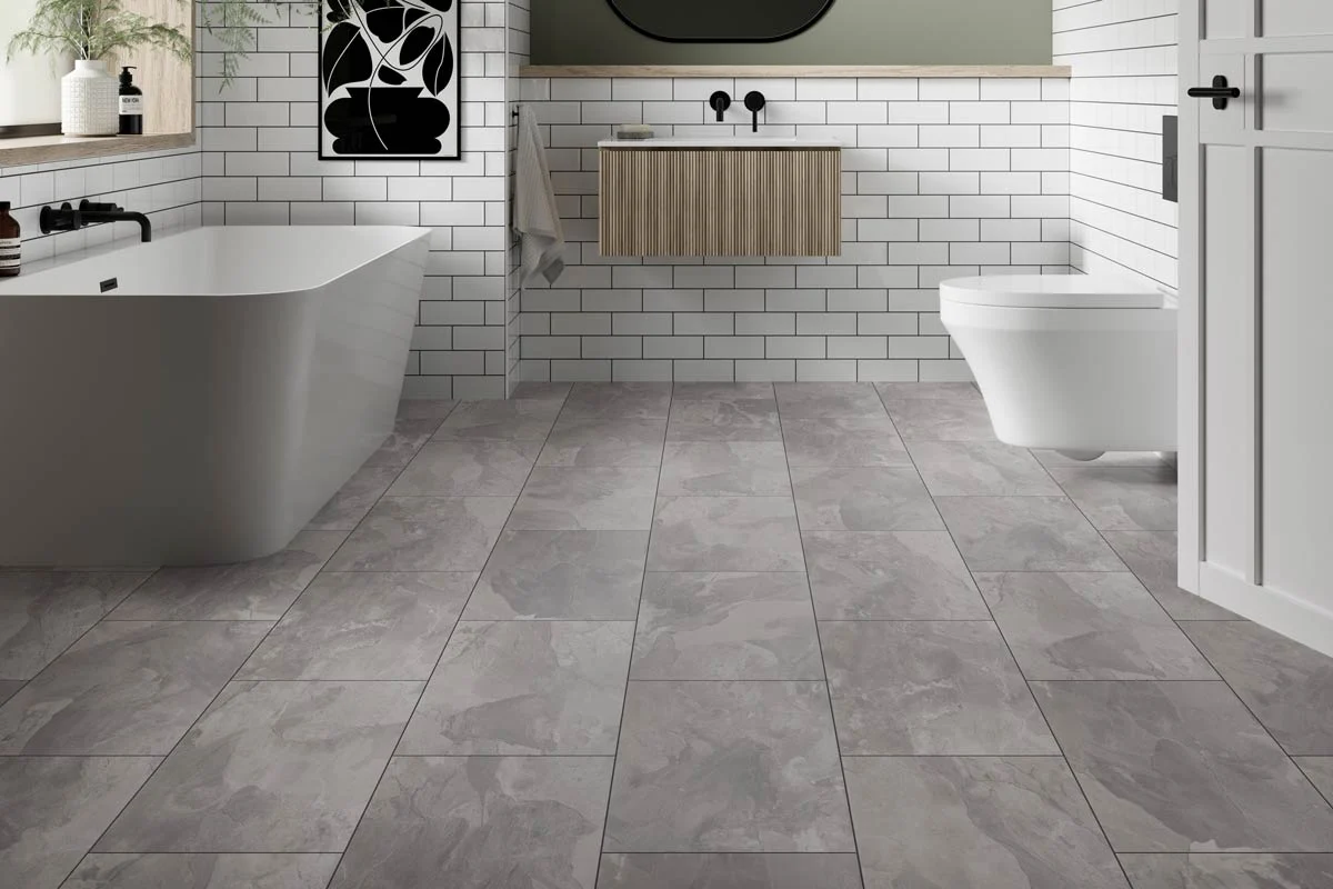 Dark/Grey Laminate, 8mm x 330mm product image 1 | Wood Floors Online