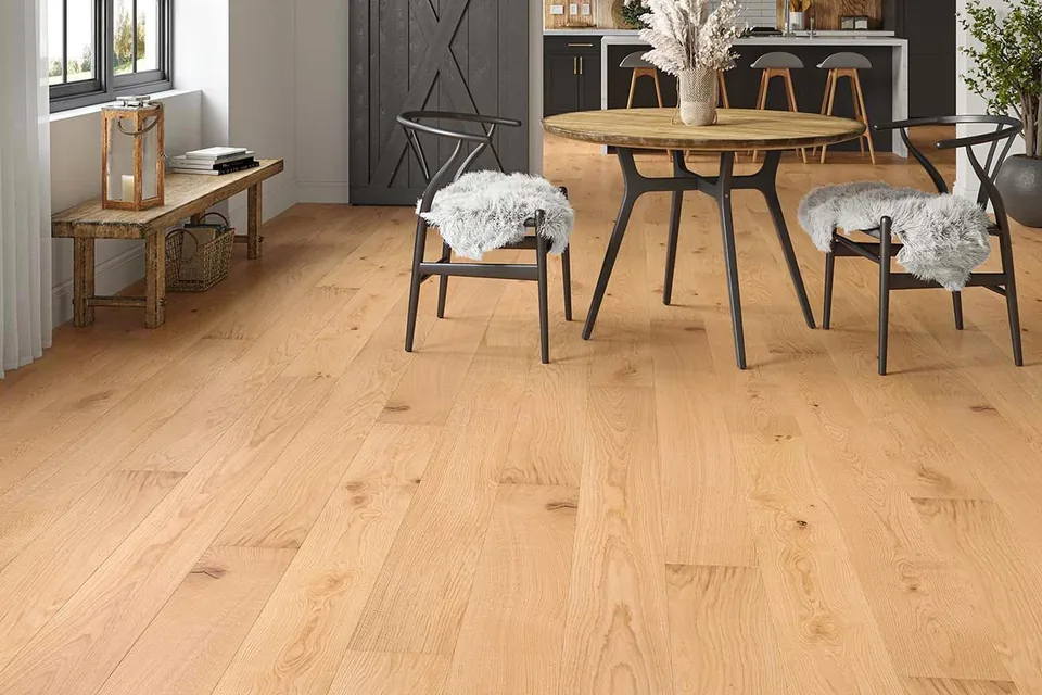 Oiled Brown oak Engineered, 20mm x 190mm product image 1 | Wood Floors Online