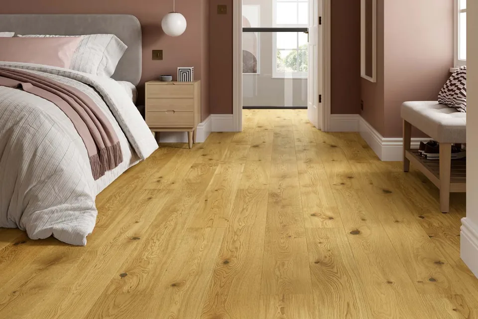 Lacquer Brown/Natural Engineered, 14mm x 180mm product image 1 | Wood Floors Online