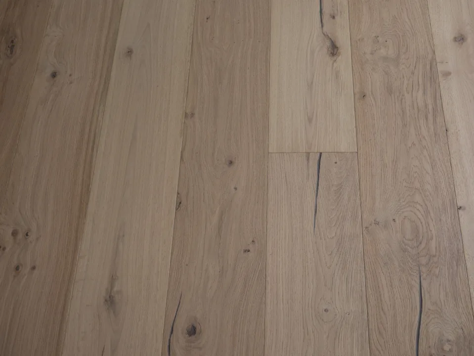 Handscraped & Natural Oak Engineered Oak, 14mm x 190mm product image 1 | Wood Floors Online