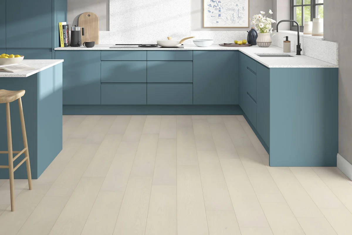 Light/White Laminate, 10mm x 195mm product image 1 | Wood Floors Online
