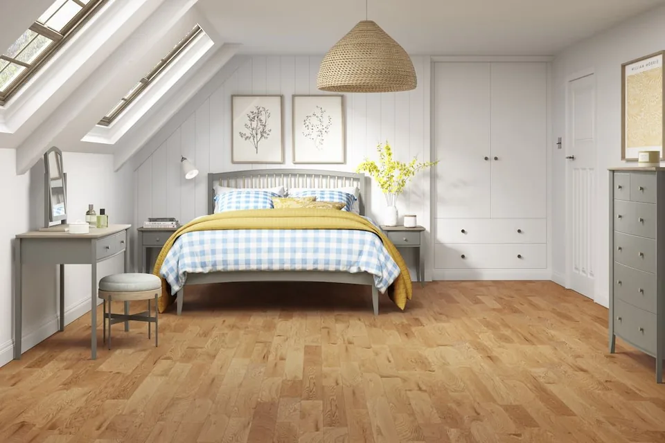 Brown/Natural Engineered 14 or 15 mm flooring, 14mm x 110mm product image 1 | Wood Floors Online