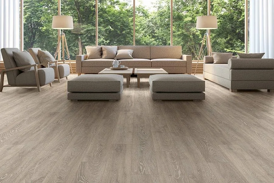 Brown/Natural Laminate, 12mm x 195mm product image 1 | Wood Floors Online