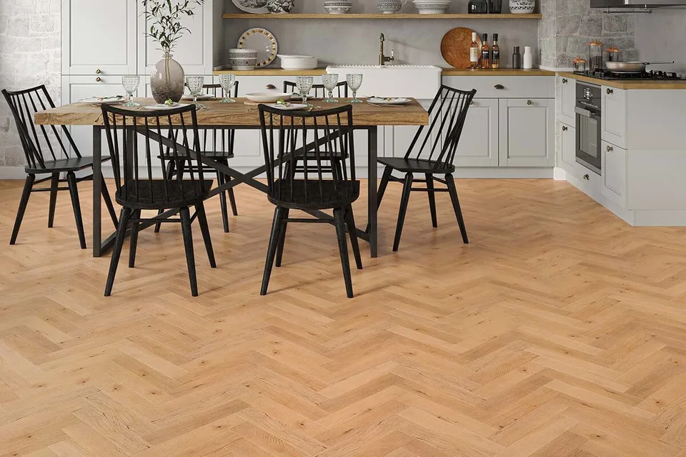 Lacquer Brown Engineered 14 or 15 mm flooring product image 1 | Wood Floors Online