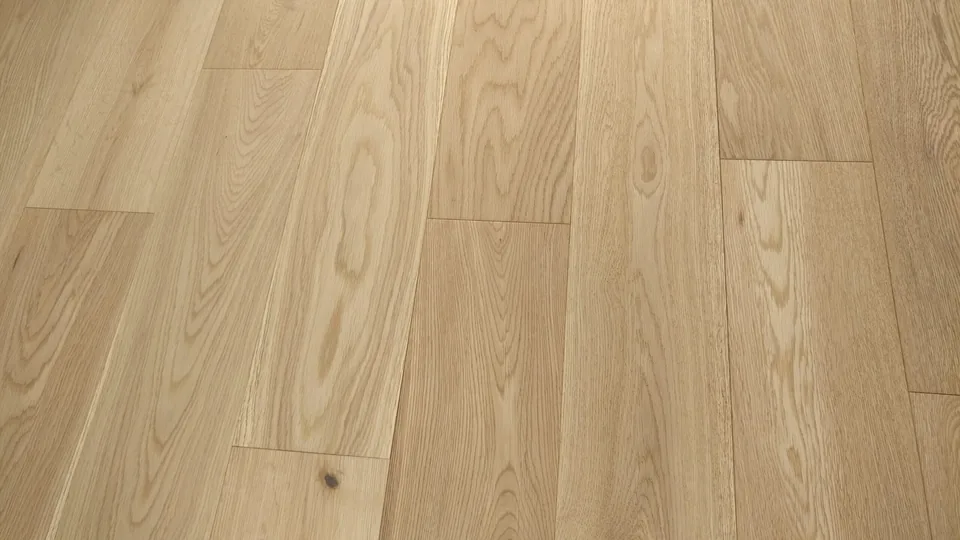 Brushed and Oiled Natural Oak Engineered, 14mm x 125mm product image 1 | Wood Floors Online