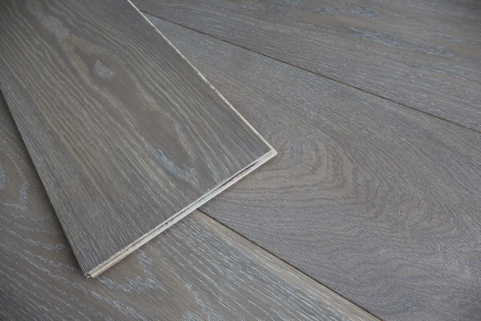 Oiled Smoked White Engineered Flooring, 15mm x 260mm product image 1 | Wood Floors Online
