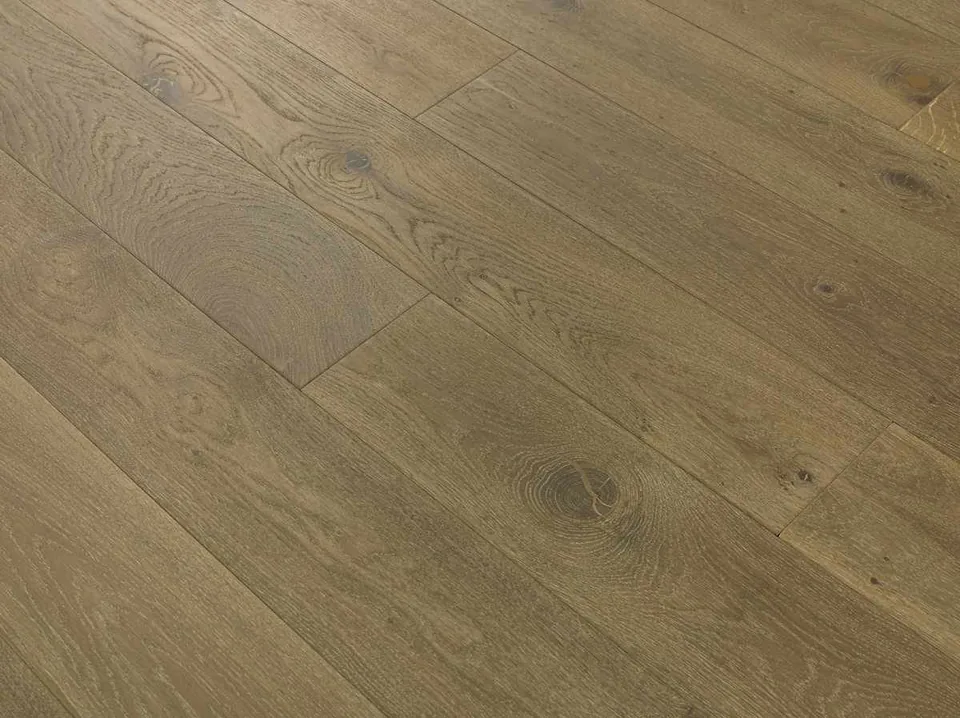 Engineered 21 or 20 mm flooring Galleria Professional Engineered European Rustic Oak Flooring 20mm x 190mm Stoney Grey Oiled product image 1 | Wood Floors Online