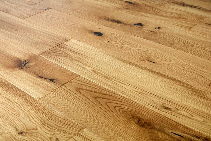 Engineered 14 or 15 mm flooring Home Choice Engineered European Rustic Oak Flooring 14mm x 180mm Natural Lacquered product image 1 | Wood Floors Online