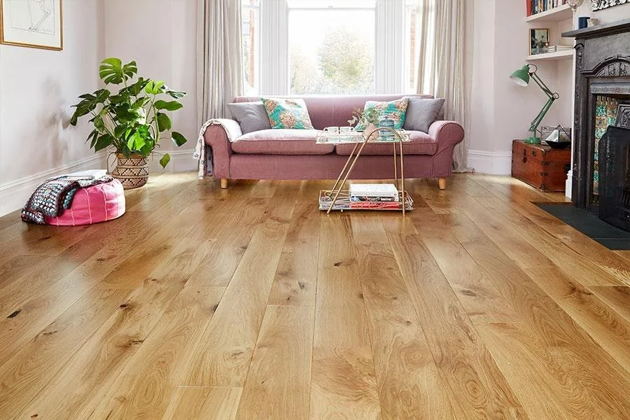 Galleria Professional Engineered European Rustic Oak Flooring 20mm x 190mm Brushed & Oiled product image 1 | Wood Floors Online