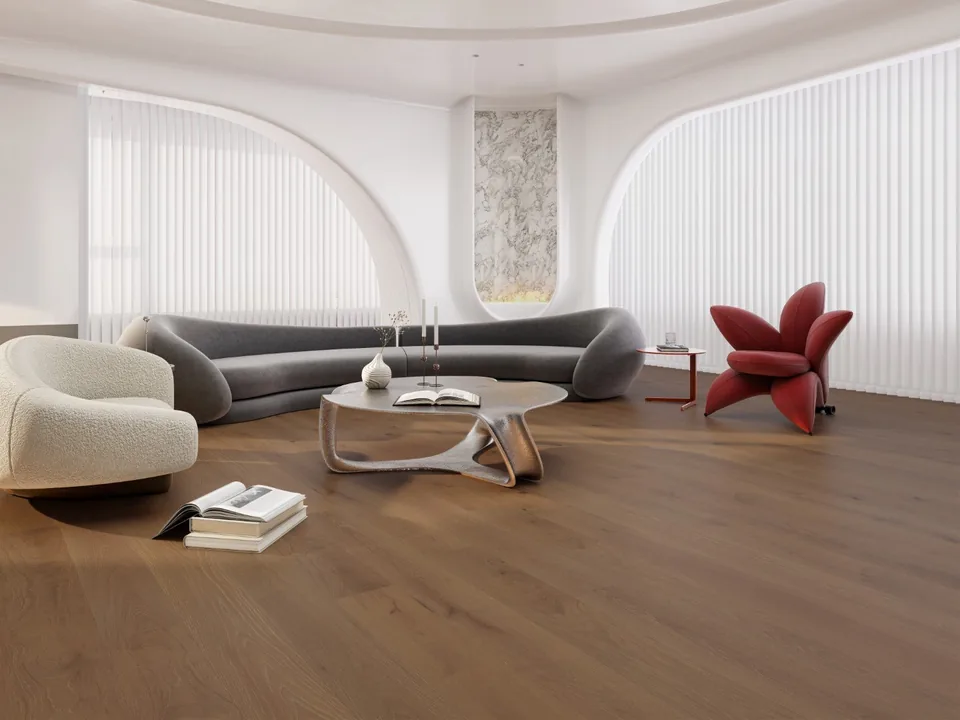 Brushed & Sandy Grey Engineered, 14mm x 190mm product image 1 | Wood Floors Online