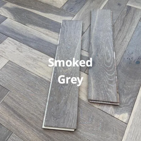 Smoked Grey Parquet product image 1 | Wood Floors Online