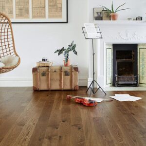 Home Choice Engineered European Rustic Oak Flooring 14mm x 180mm Brown Sugar Lacquered - Image 3