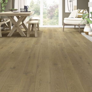 Galleria Professional Engineered European Rustic Oak Flooring 20mm x 190mm Stoney Grey Oiled - Image 4