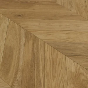 Galleria Professional Engineered Select Oak Chevron 14mm x 110mm Natural Brushed UV Oiled - Image 3