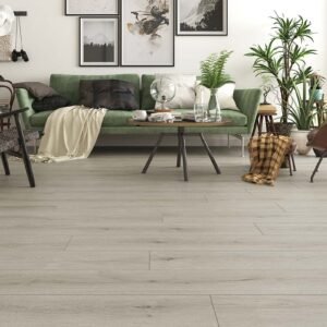 Audacity 12mm Laminate Flooring White Oak Built-in Underlay - Image 1