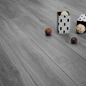 Audacity 12mm Laminate Adrift Oak Built-in Underlay - Image 1