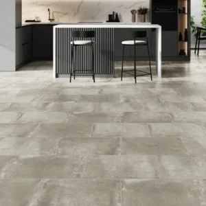 Audacity 12mm Laminate Tile Pewter Grey Built-in Underlay - Image 1