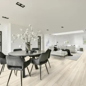 Series Woods 8mm Laminate Flooring Snowdrop Oak - Image 1