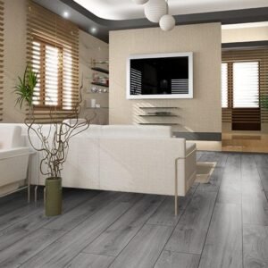 Mega Deal 7mm Laminate Flooring Steel Grey Oak - Image 1