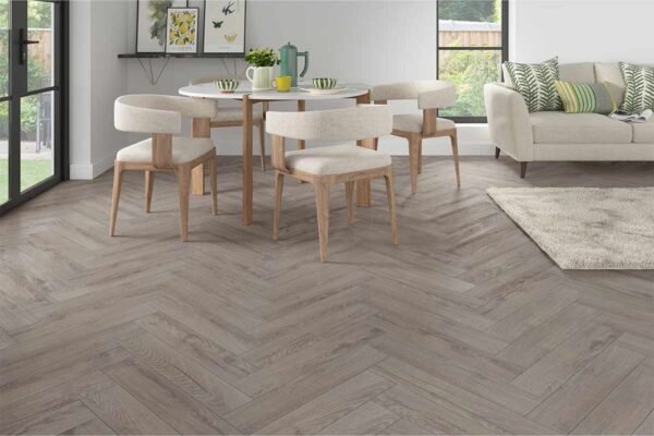 Series-Woods-8mm-Herringbone-Laminate-Flooring-Sterling-Grey-Oak