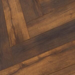 Series Woods 8mm Herringbone Laminate Flooring Praline Oak - Image 2
