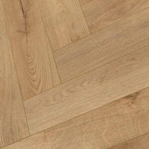 Series Woods 8mm Herringbone Laminate Flooring Sand Oak - Image 2