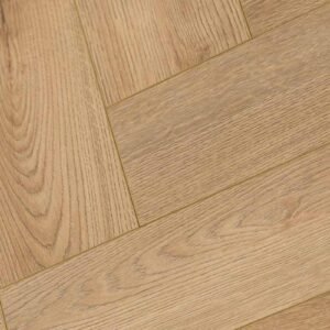 Series Woods 8mm Herringbone Laminate Flooring Sand Oak - Image 3