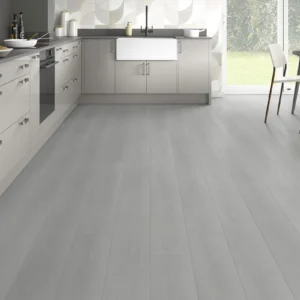Series Woods 8mm Acoustic Laminate Arctic White Oak Built-in Underlay - Image 1