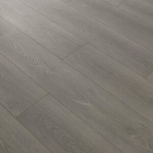 Series Woods 8mm Acoustic Laminate Dove Grey Oak Built-in Underlay - Image 3