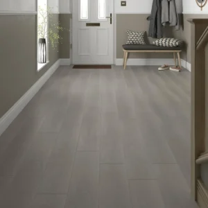 Series Woods 8mm Acoustic Laminate Dove Grey Oak Built-in Underlay - Image 1