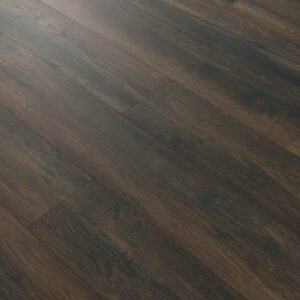 Series Woods 8mm Acoustic Laminate Roast Coffee Oak Built-in Underlay - Image 4