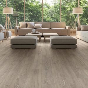 Series Woods 12mm Laminate Flooring Mist Oak - Image 1