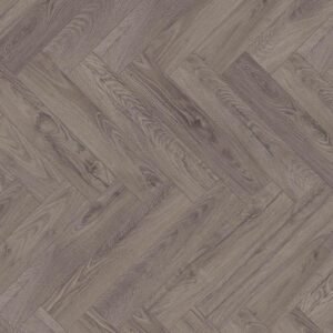 Series Woods 8mm Herringbone Laminate Flooring Sterling Grey Oak - Image 3
