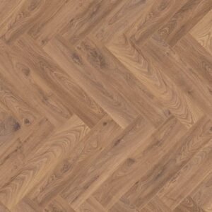 Series Woods 8mm Herringbone Laminate Flooring Warm Honey Oak - Image 3