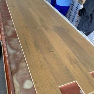 Engineered Oak 14/2 × 190 × 1900 mm | Light Brown Smoked Wax Oiled-OE1487 - Image 2