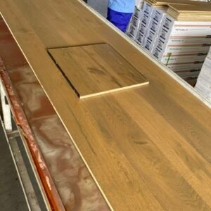 Engineered Oak 14/2 × 190 × 1900 mm | Light Brown Smoked Wax Oiled-OE1487 - Image 3