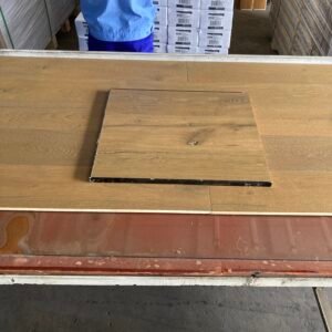 Engineered Oak 14/2 × 190 × 1900 mm | Light Brown Smoked Wax Oiled-OE1487 - Image 1