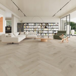 SPC Herringbone 6.5mm / 0.5mm x 126 x 630 | Invisible Oak – YT-WF-DC073 - Image 1