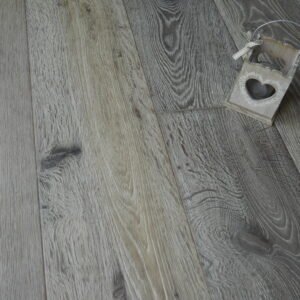 Herringbone Flooring 15/4 x 220 x 2200 | Distressed Charcoal Grey | YT-WF-DX3 (HB3) - Image 1