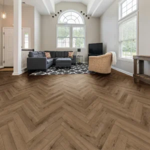 Solid Laminate Herringbone 12 x 101 x 606 | Midnight Grey | Midnight Grey Herringbone – YT-WF-LH336 - Image 2